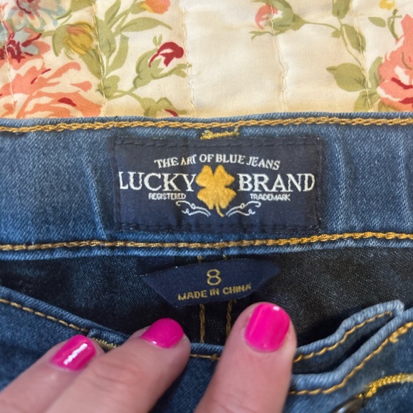 Lucky Brand Zoe jeggings girls size 8 - Picture 4 of 7